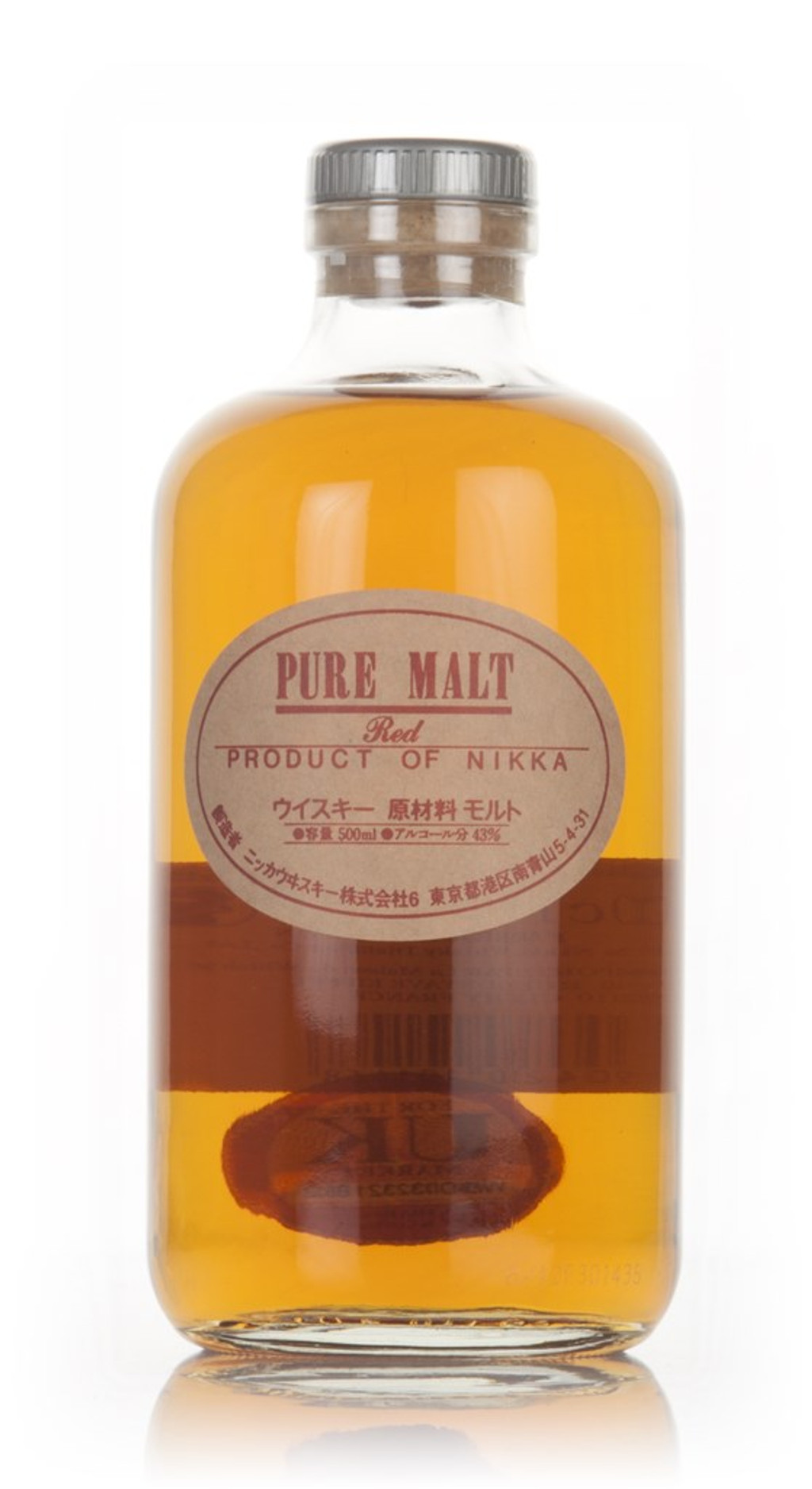 ウイスキー NIKKA PURE MALT WHISKY 55,1% Nikka Pure Malt Red 50cl Whisky | Master Of Malt