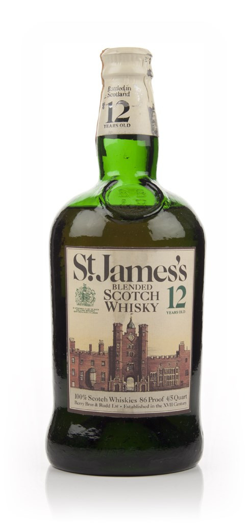 St. James's 12 Year Old Blended Scotch Whisky - 1970s 75cl