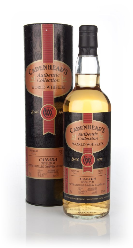 Potter 11 Year Old Indian Corn Whisky - Authentic Collection (WM