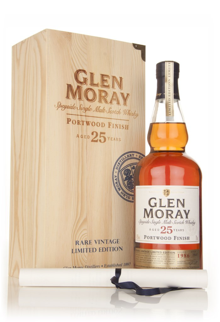 Glen Moray 25 Year Old 1986 - Portwood Finish 70cl Whisky | Master