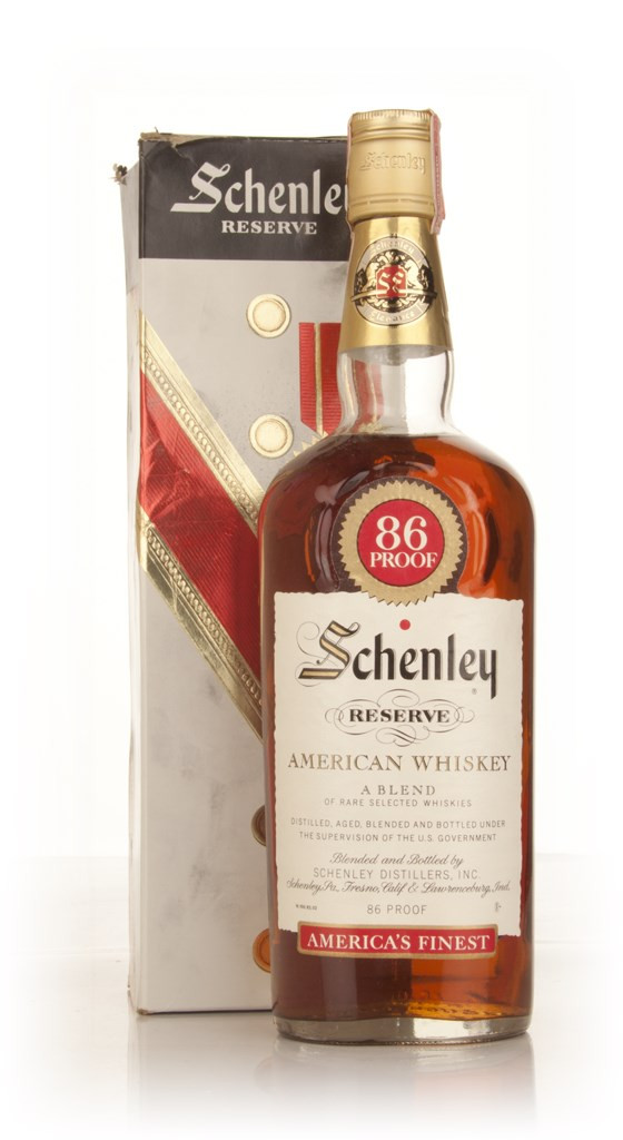 ウイスキー Schenley RESERVE American Whiskey Schenley Reserve American Whiskey - 1960s 70cl Whisky | Master Of Malt