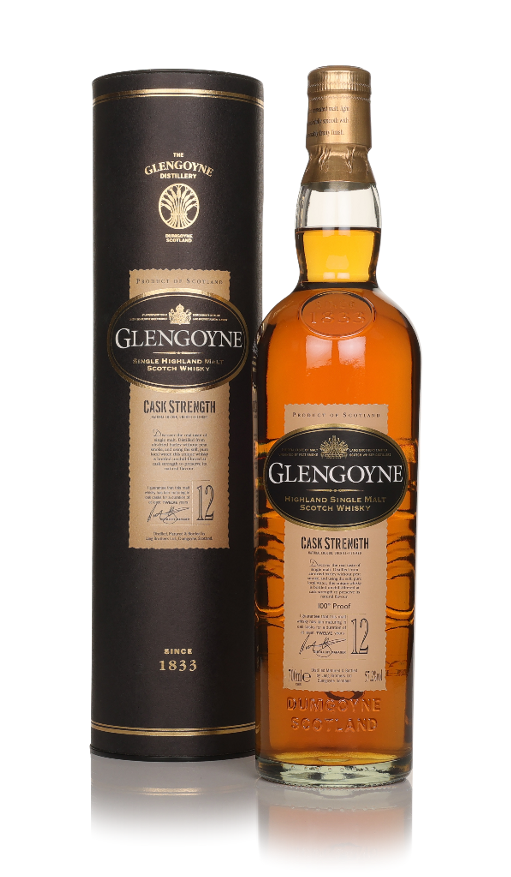 Glengoyne 12 Year Old Cask Strength - Pre 2013 70cl Whisky