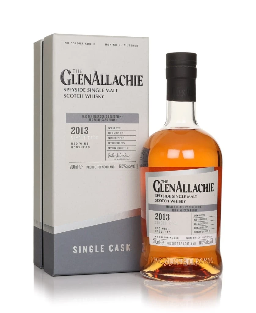 GlenAllachie 11 Year Old 2013 (cask 9339) - Red Wine Cask Finish 70cl 70 cl / 61.2% ABV