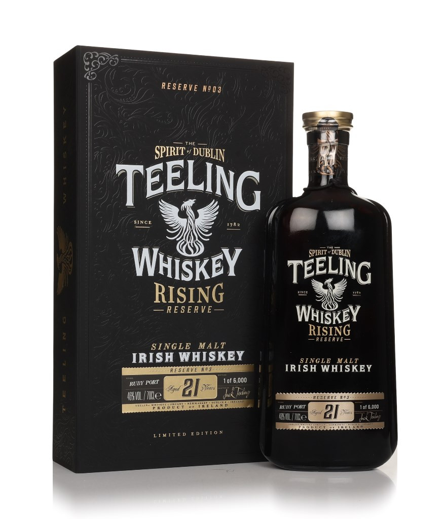 Teeling 21 Year Old - Rising Reserve No.3 Ruby Port Cask 70cl 70 cl / 46% ABV