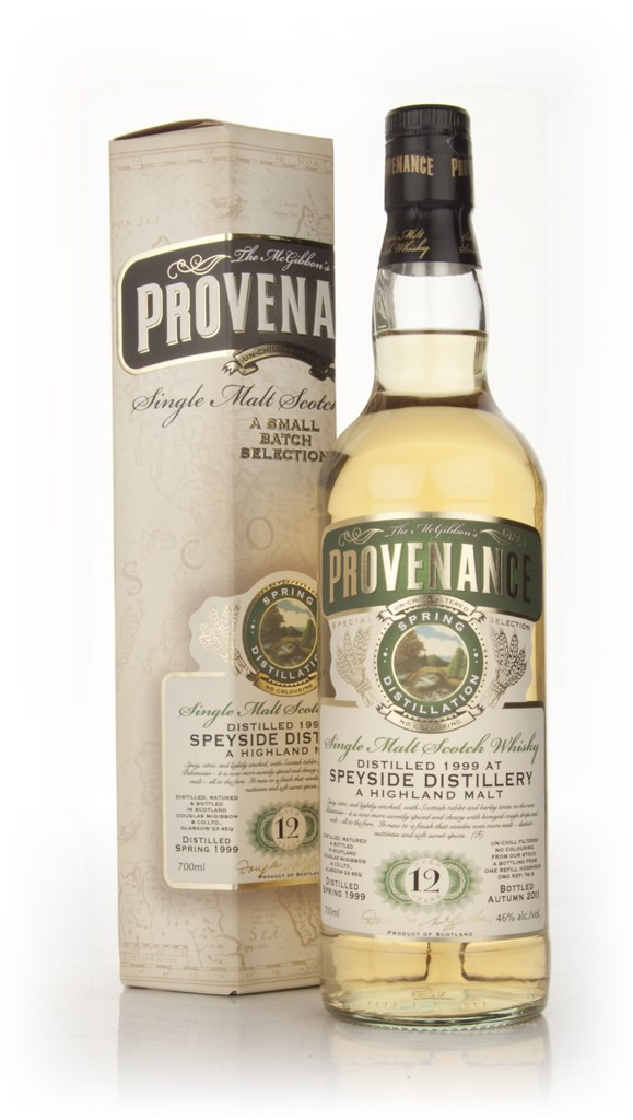 Speyside 12 Year Old 1999 - Provenance (Douglas Laing) 70cl Whisky