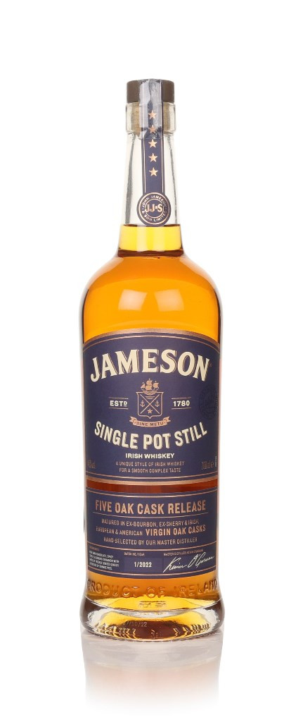 Jameson Single Pot Still - Five Oak Cask Release 70cl 70 cl / 46% ABV