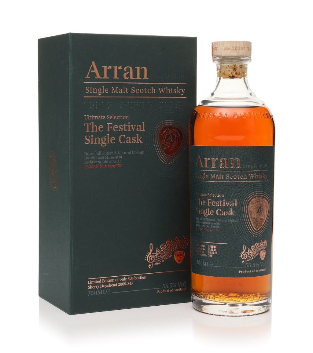 The Arran Malt 12年 ピーテッド 700ml Arran Malt & Music Festival 2022 - 12 Year Old 2009 (cask