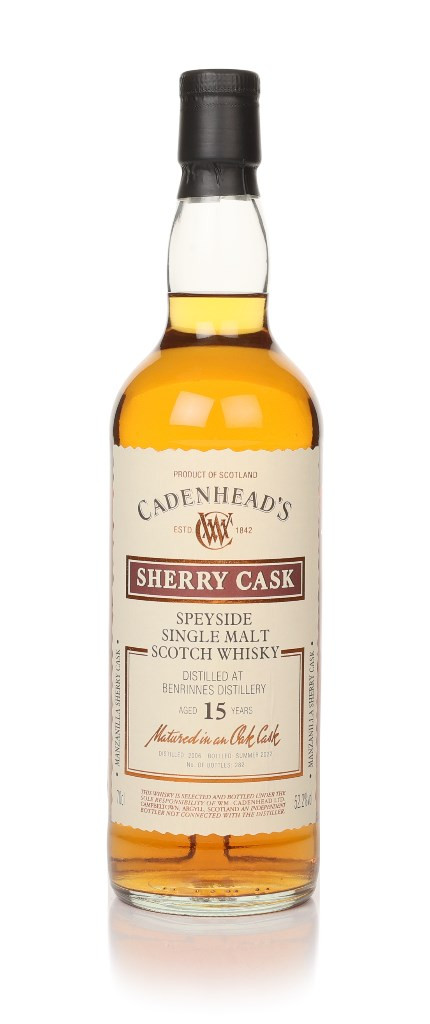 Benrinnes 15 Year Old 2006 Sherry Cask (WM Cadenhead) 70cl Whisky