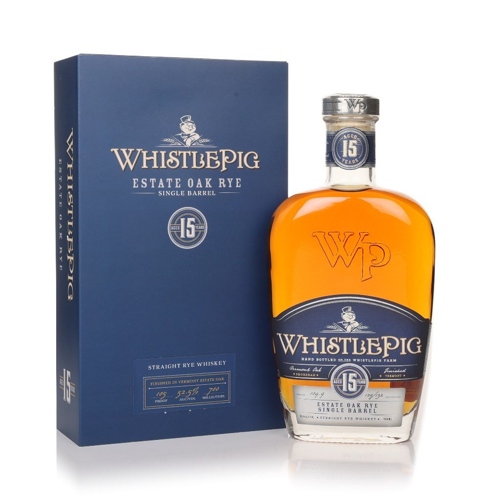WhistlePig 15 Year Old Estate Oak Rye Single Barrel 70cl Whiskey
