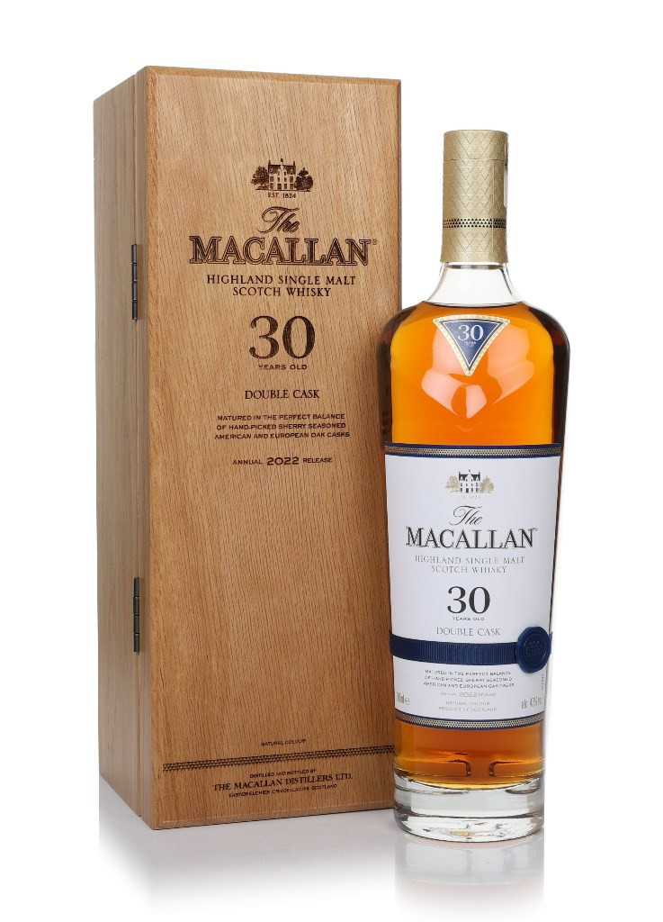 値上げ前最終セール！The Macallan 30年 2022 The Macallan 30 Year Old Double Cask (2022 Release) 70cl Whisky