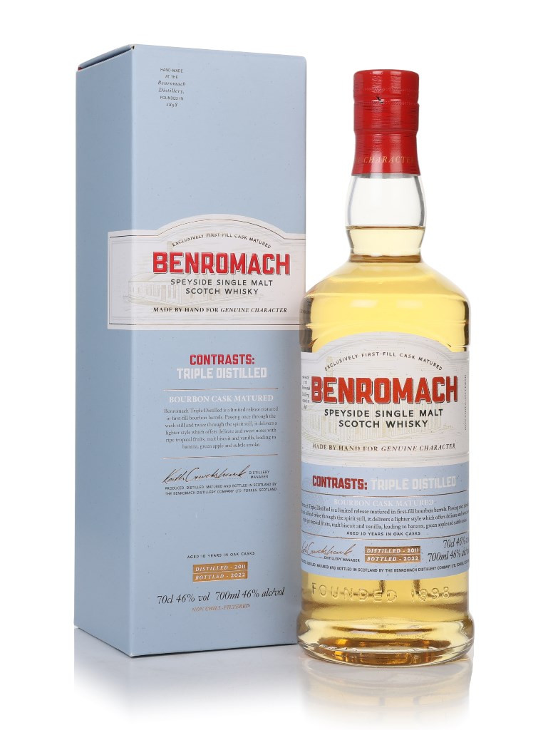 Benromach Contrasts Triple Distilled 70cl Whisky | Master Of Malt