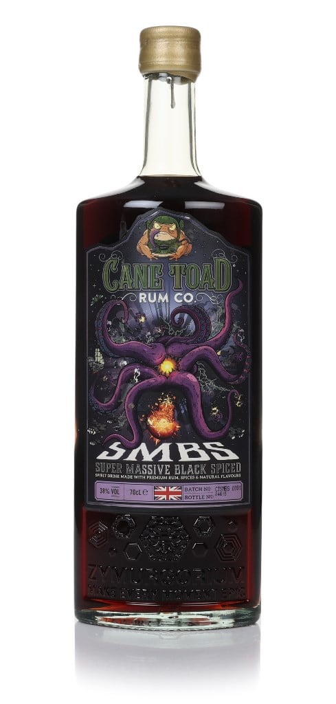 Hugamaster Rum Cane Toad Super Massive Black Spiced Rum 70cl | Master Of Malt