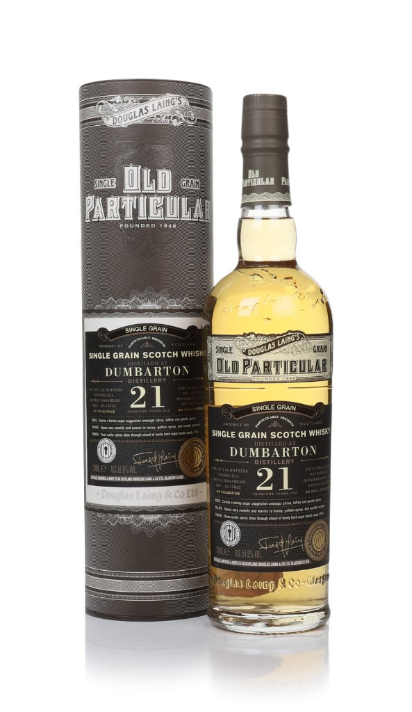 Dumbarton 21 Year Old 2000 (cask 15825) - Old Particular (Douglas