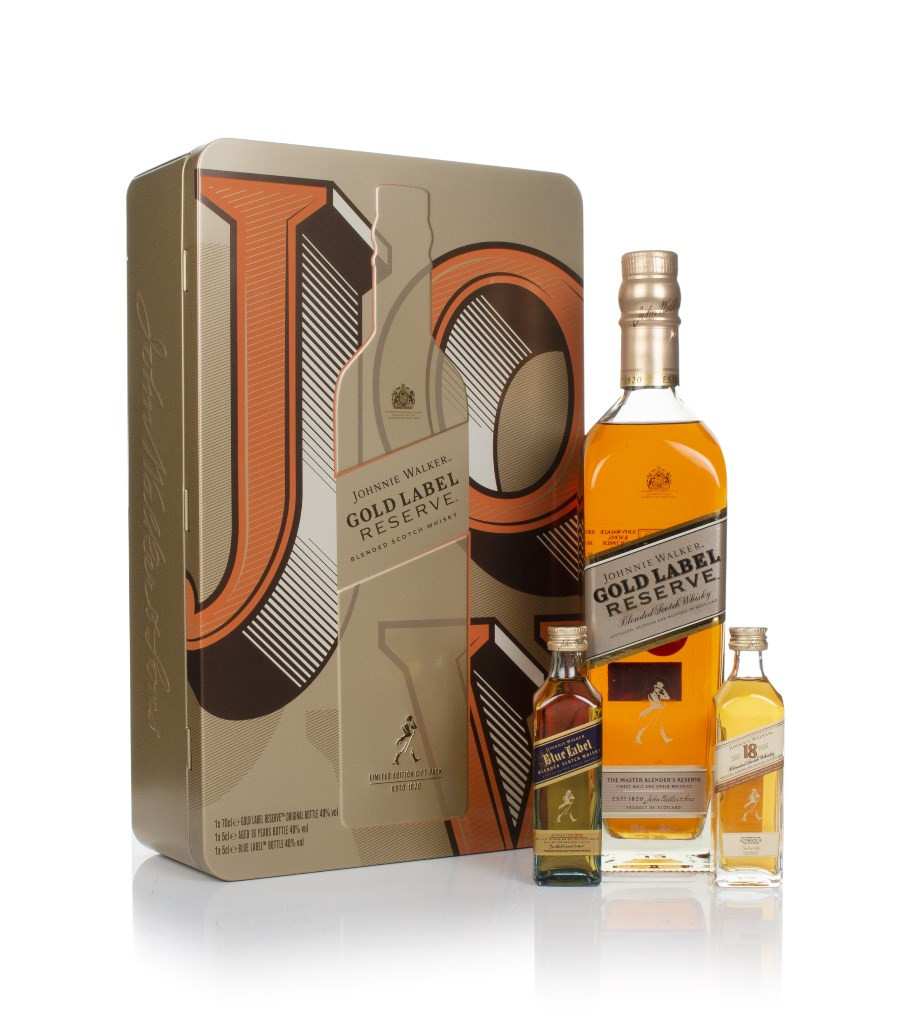 Johnnie Walker Gold Label Reserve Gift Pack 80cl Whisky | Master