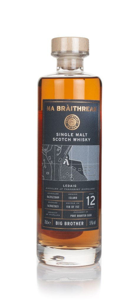 Ledaig 12 Year Old - Big Brother (Na Bràithrean) 70cl Whisky