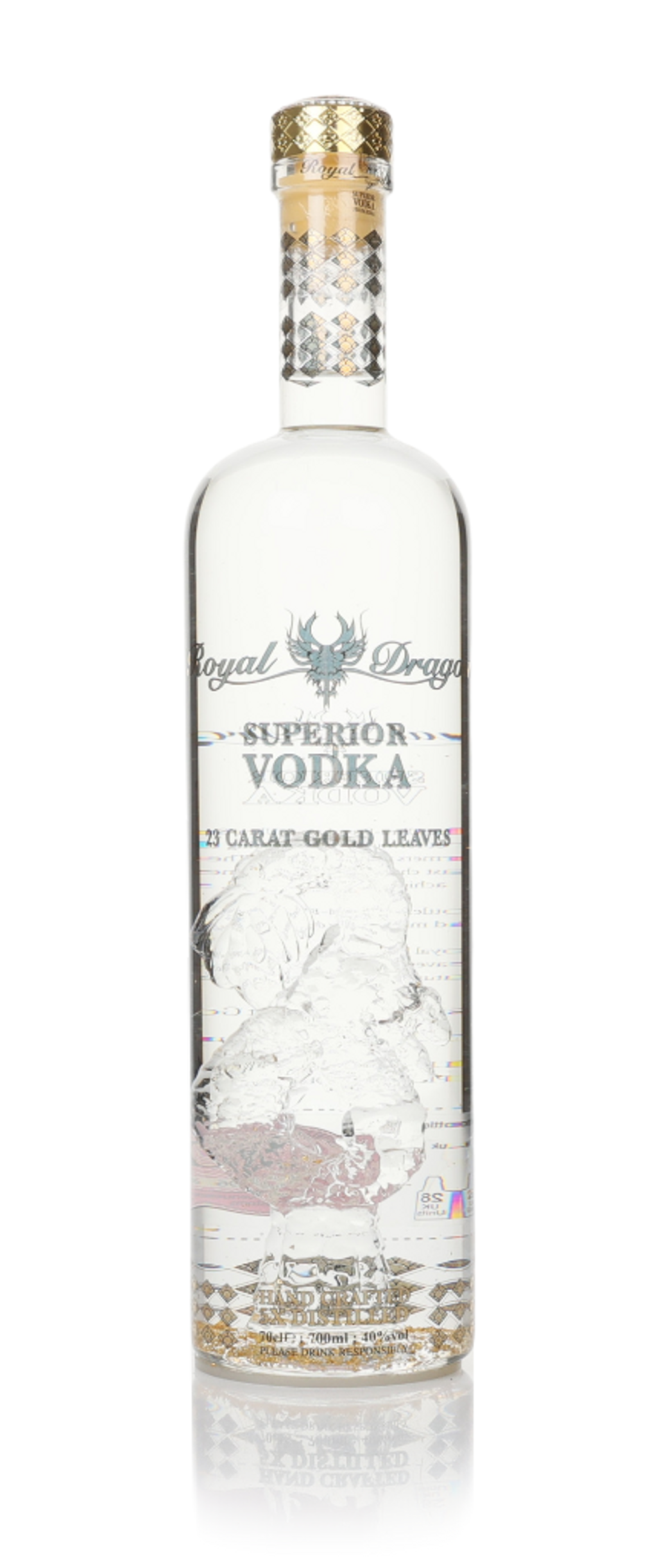 その他  Dragon SUPERIOR VODKA 5X DISTILLED Royal Dragon Superior Vodka 0,7l 40% litewska wódka