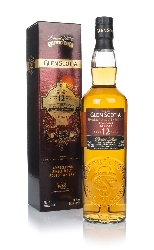 ウイスキー Glen Scotia 12 Year Old Cask Strength Glen Scotia 12 Year Old Seasonal Release 70cl Whisky