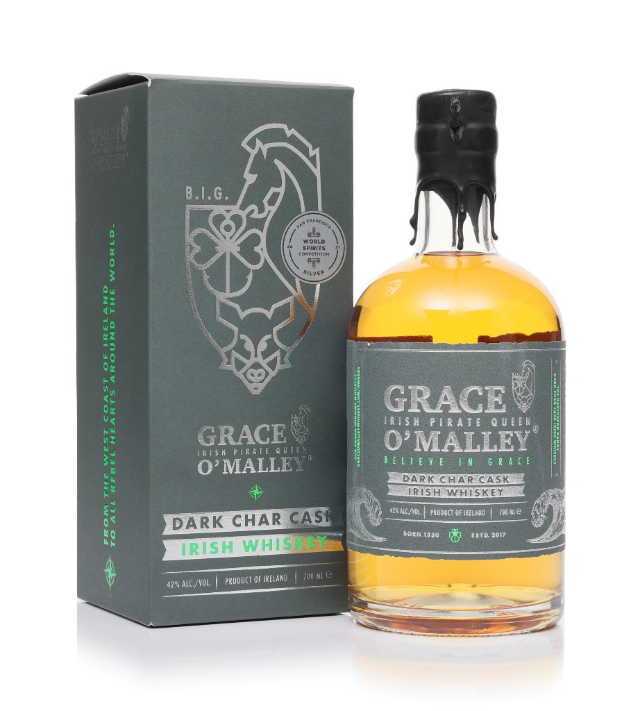 Grace O'Malley Dark Char Cask Irish Whiskey 70cl Whisky | Master