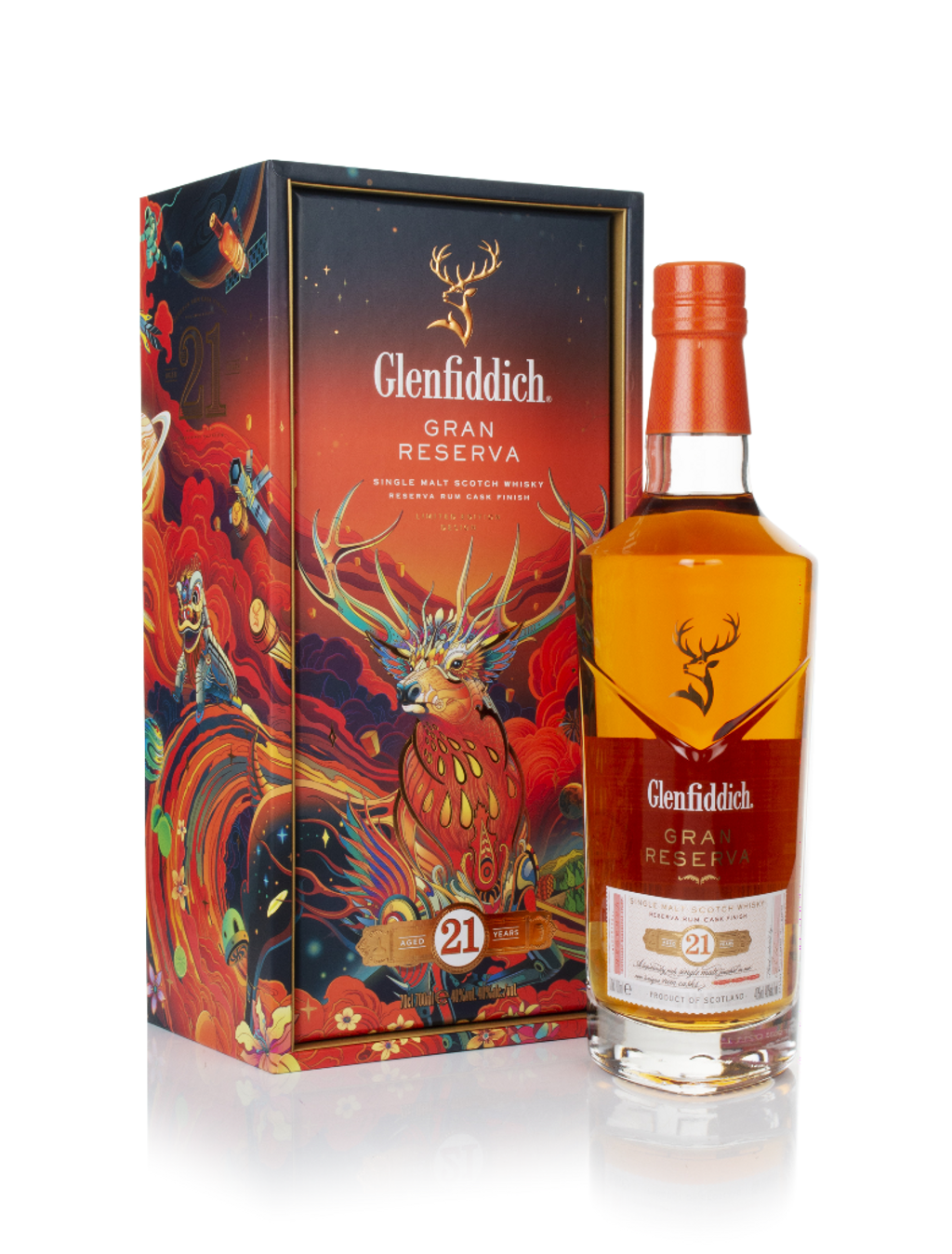 Glenfiddich 21 Year Old Reserva Rum Cask Finish - Chinese