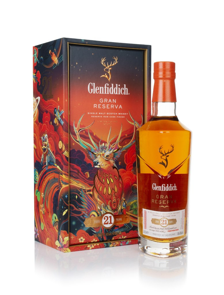Glenfiddich 21 Year Old Reserva Rum Cask Finish - Chinese New Year