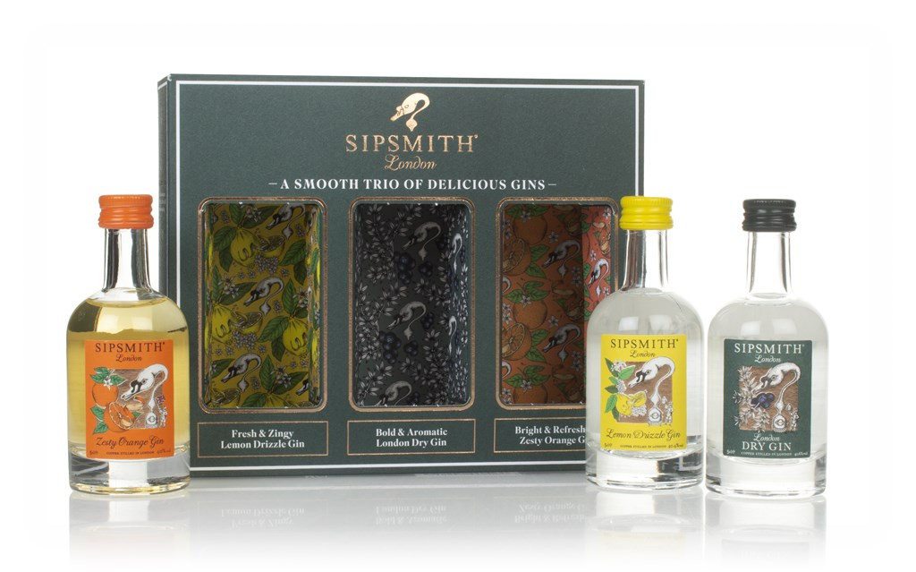 Sipsmith Triple Pack (3 x 50ml) 15cl Gin | Master Of Malt