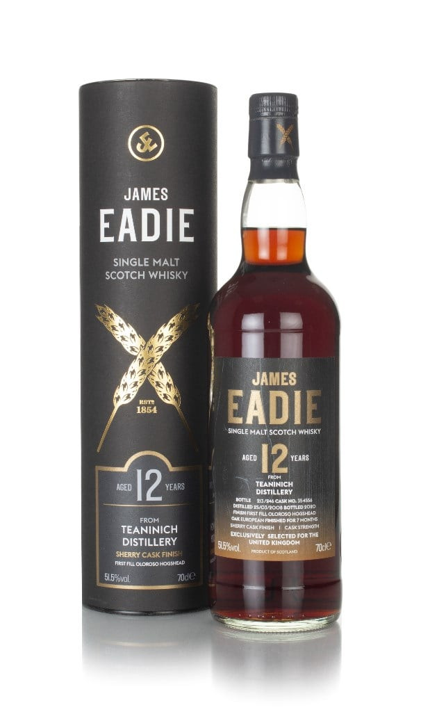 Teaninich 12 Year Old 2008 (cask 354556) - James Eadie 70cl Whisky