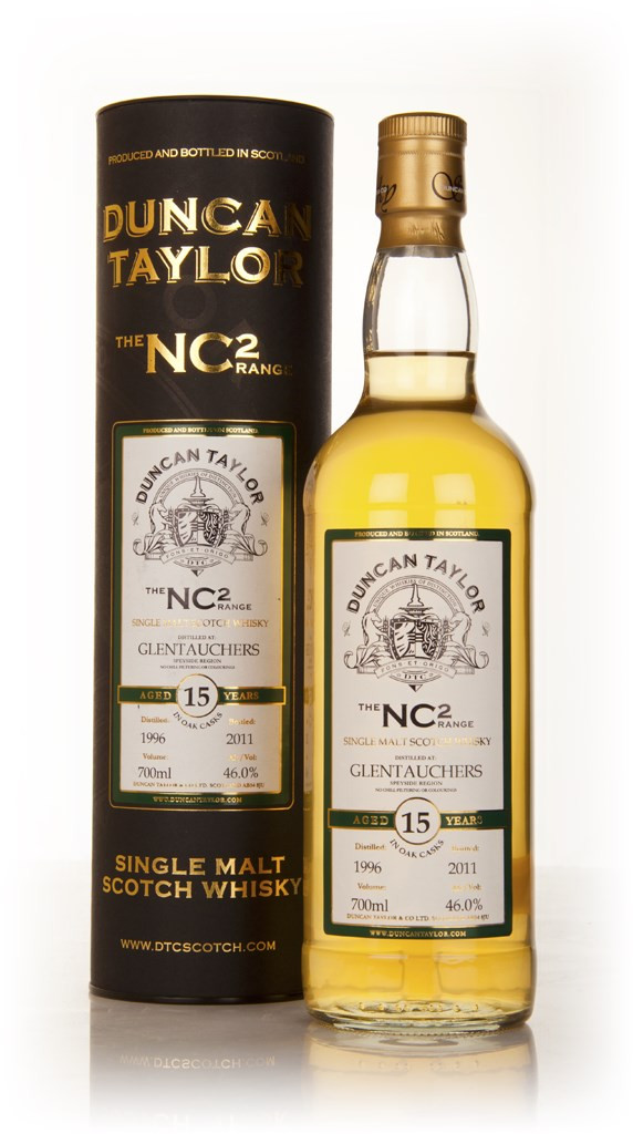 Glentauchers 15 Year Old 1996 - NC2 (Duncan Taylor) 70cl Whisky