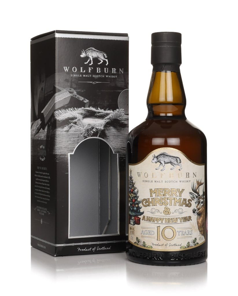 Wolfburn 10 Year Old - Merry Christmas 70cl Whisky | Master Of Malt