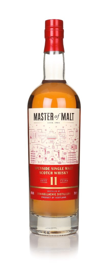 Craigellachie 11 Year Old - Christmas (Master of Malt) 70cl 70 cl / 47.8% ABV