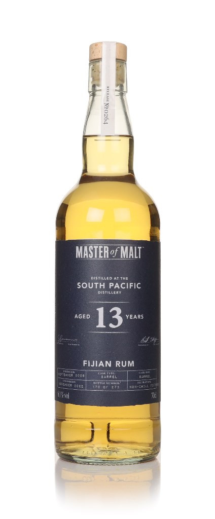Hugamaster Rum South Pacific Fijian Rum 13 Year Old 2009 (Master of Malt) 70cl ...
