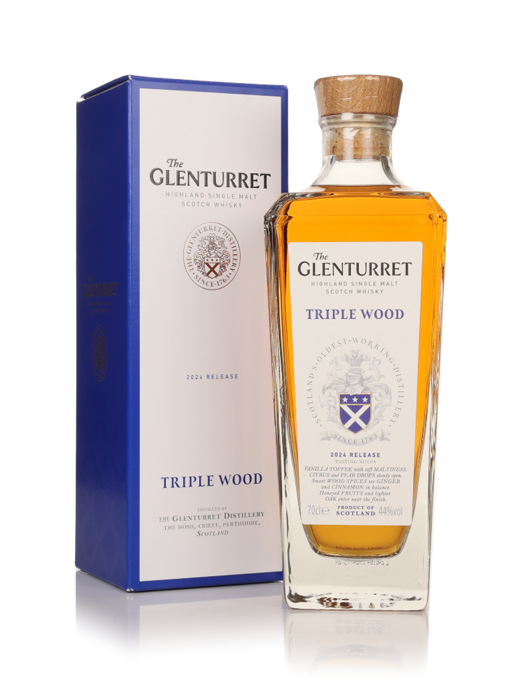 サントリー - The GLENTURRET TRIPLE WOOD 700ml2本 The Glenturret Triple Wood 70 cl. 44% - Rasch Vin & Spiritus