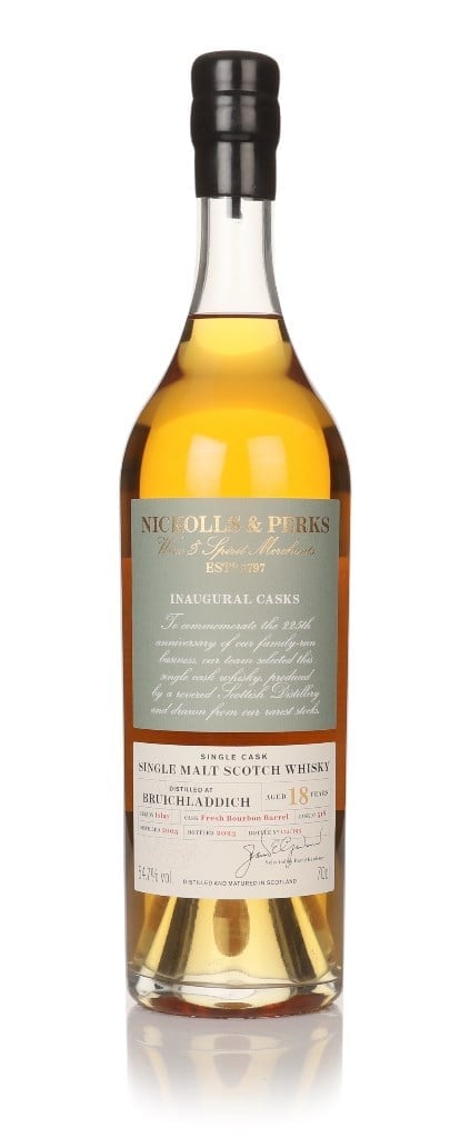 Bruichladdich 18 Year Old 2005 (cask 518) - Inaugural Casks (Nickolls & Perks) 70cl 70 cl / 54.7% ABV