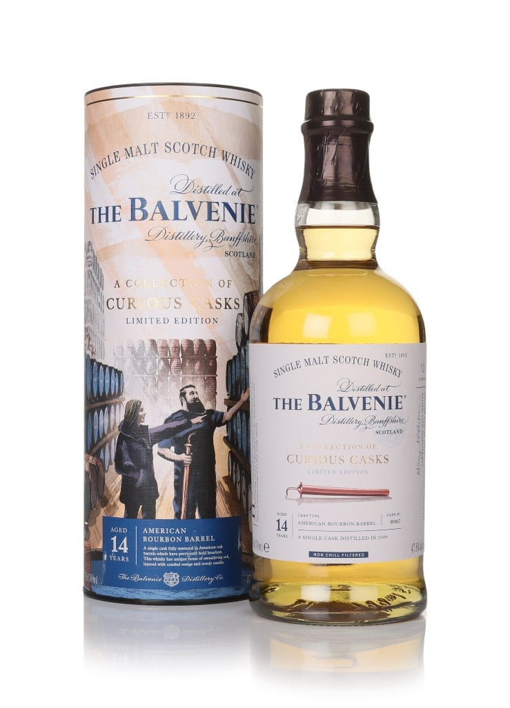 Balvenie 14 Year Old 2009 Bourbon Barrels - A Collection of Curious Casks 70cl 70 cl / 47.8% ABV