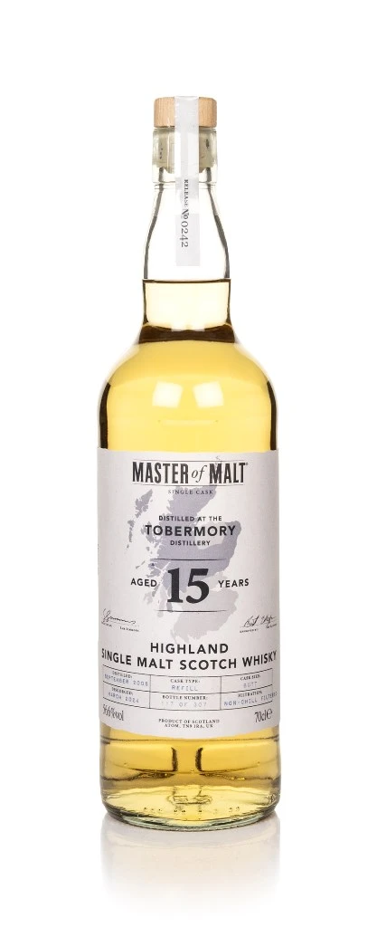 Tobermory 15 Year Old 2008 Single Cask (Master of Malt) 70cl 70 cl / 56.6% ABV