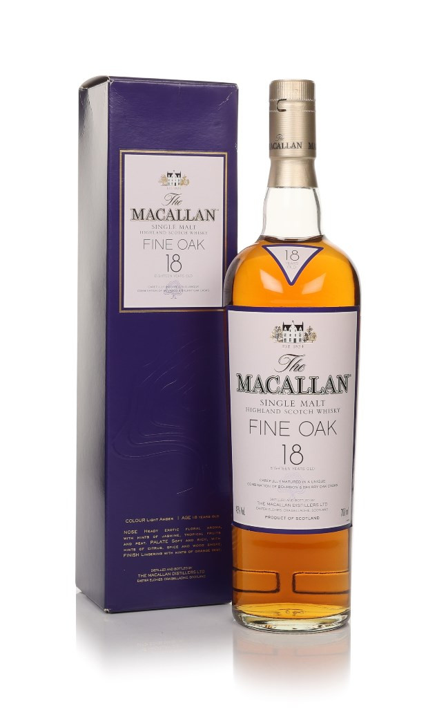 The Macallan 18 Year Old Fine Oak - Pre 2008 70cl Whisky | Master