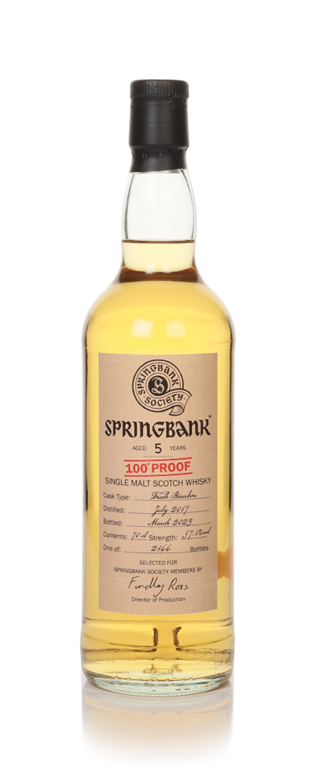 SPRINGBANK 5YO  100° PROOF SHERRY Springbank 5YO 100° Proof Sherry – Two Whisky Bros