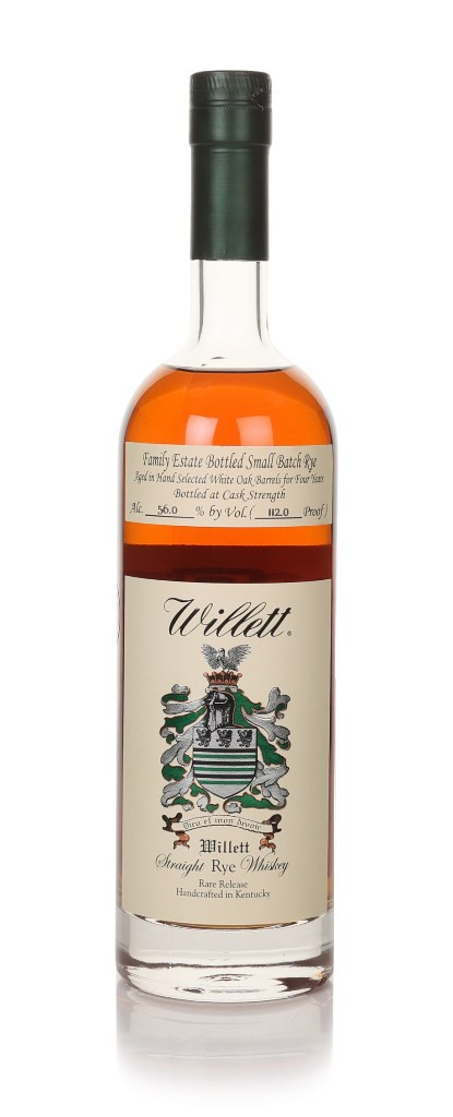 Willett 4 Year Old Family Estate Bottled Rye (56%) 70cl Whiskey