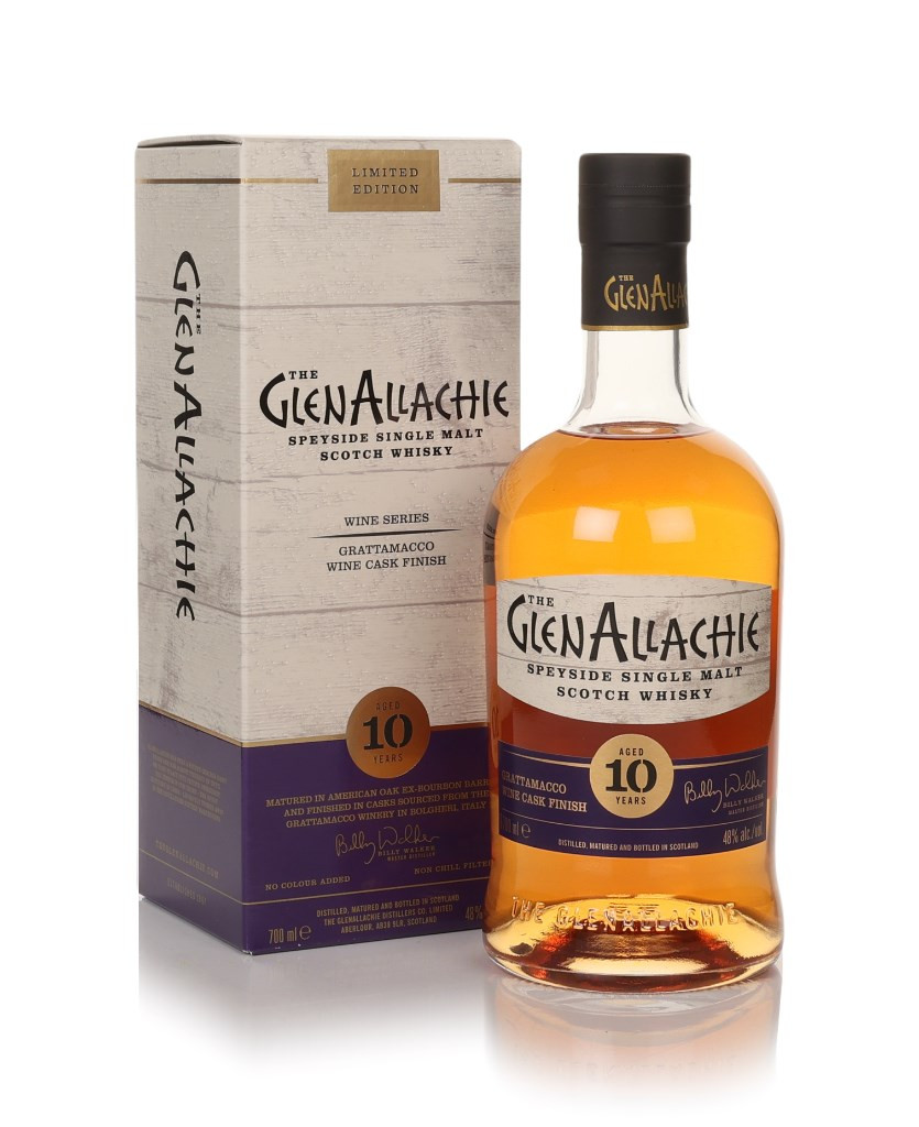 GlenAllachie 10年 グラッパマッコ 限定版 700ml GlenAllachie 10 Year Old Grattamacco Wine Cask Finish 70cl Whisky