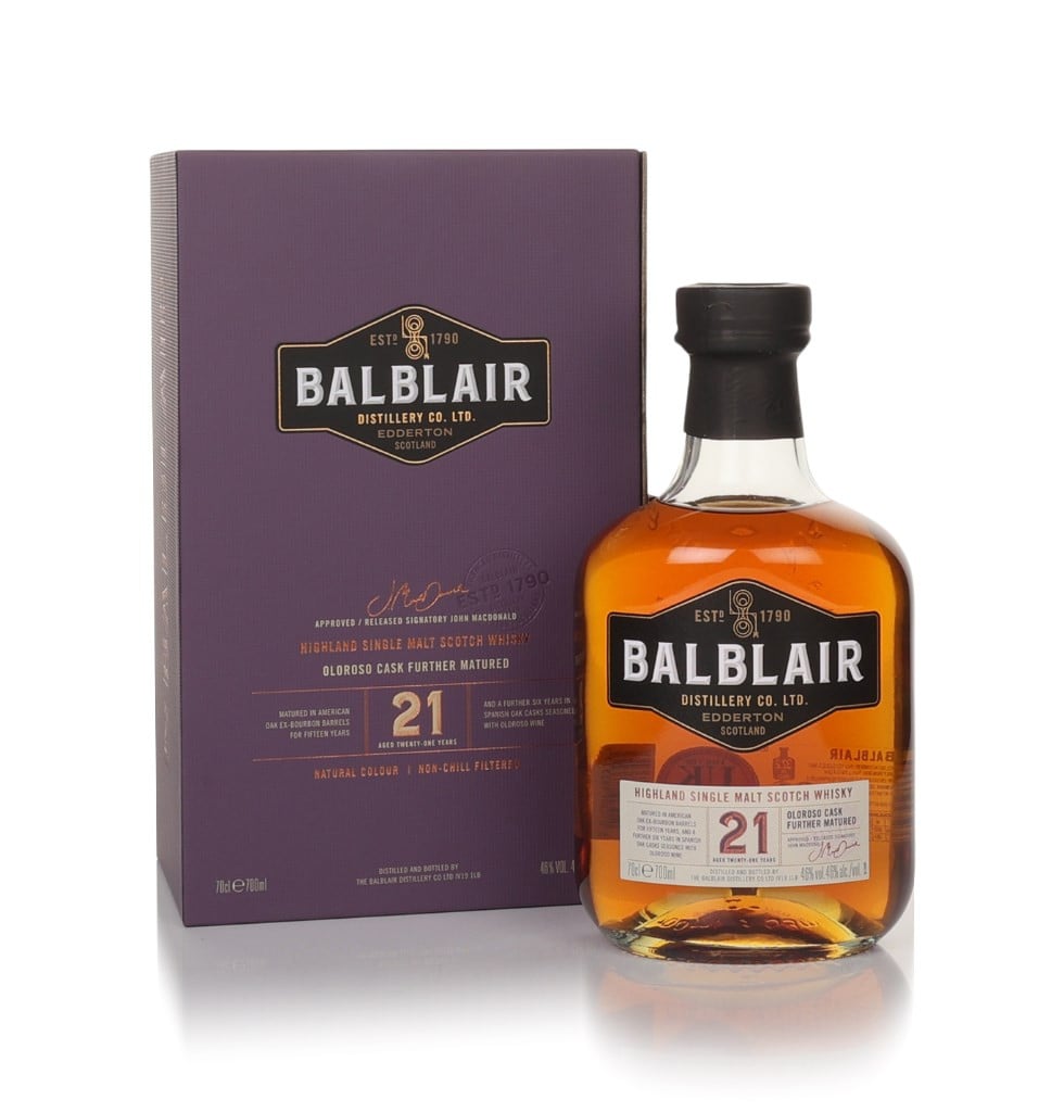 Price Drop Balblair 21 Year Old 70cl 70 cl / 46% ABV