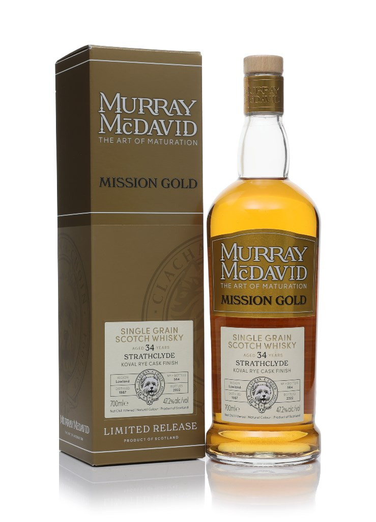 Strathclyde 34 Year Old 1987 - Mission Gold (Murray McDavid) 70cl