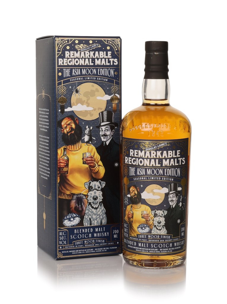 限定シングルモルトウイスキー Douglas Laing Whisky Douglas Laing's Remarkable Regional Malts - The Asia Moon Edition