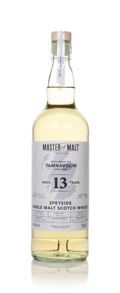 Tamnavulin 13 Year Old 2009 Single Cask (Master of Malt) 70cl