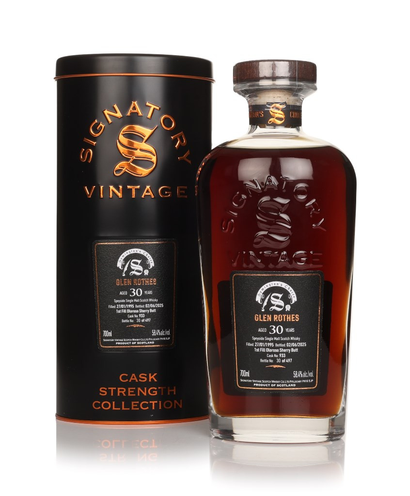 Glenrothes 30 Year Old 1995 (cask 933) - Cask Strength Collection