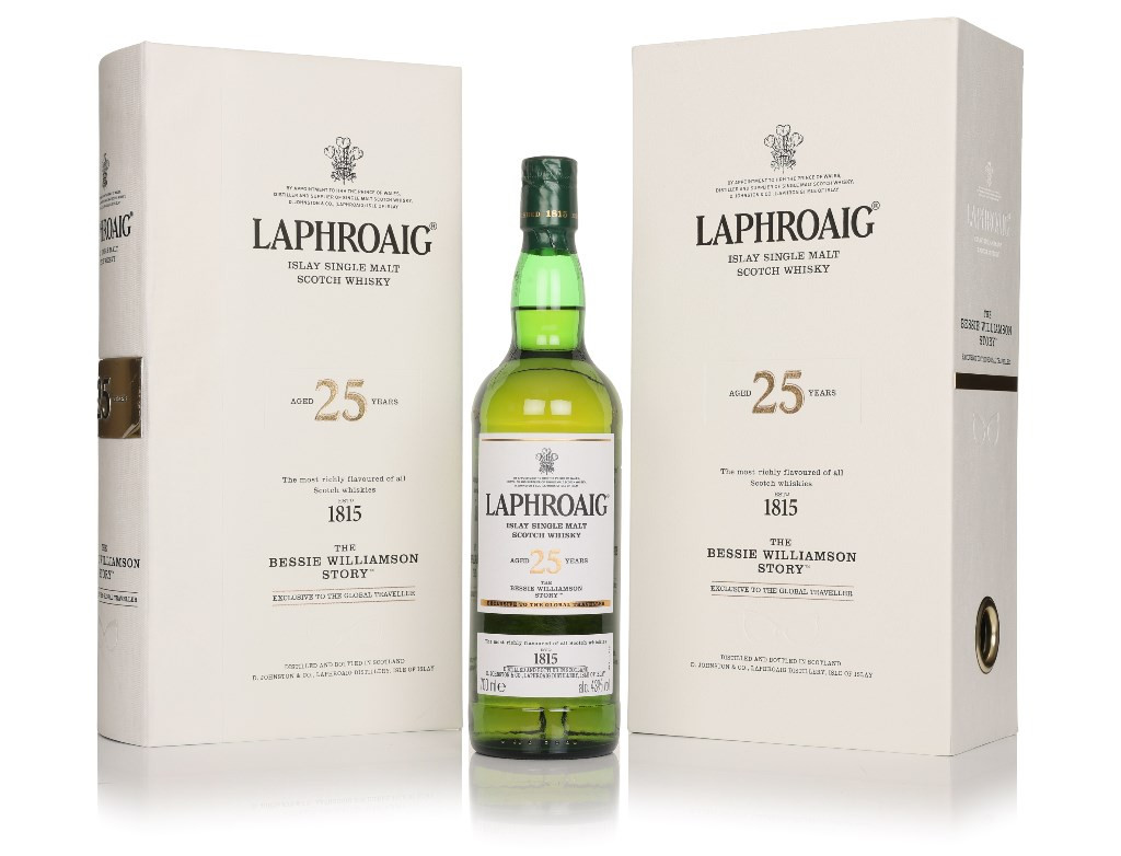Laphroaig 25 Year Old The Bessie Williamson Story 70cl Whisky