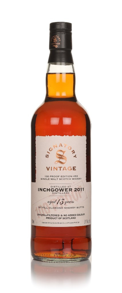 Inchgower 13 Year Old 2011 - 100 Proof Edition #53 (Signatory) 70cl 70 cl / 57.1% ABV