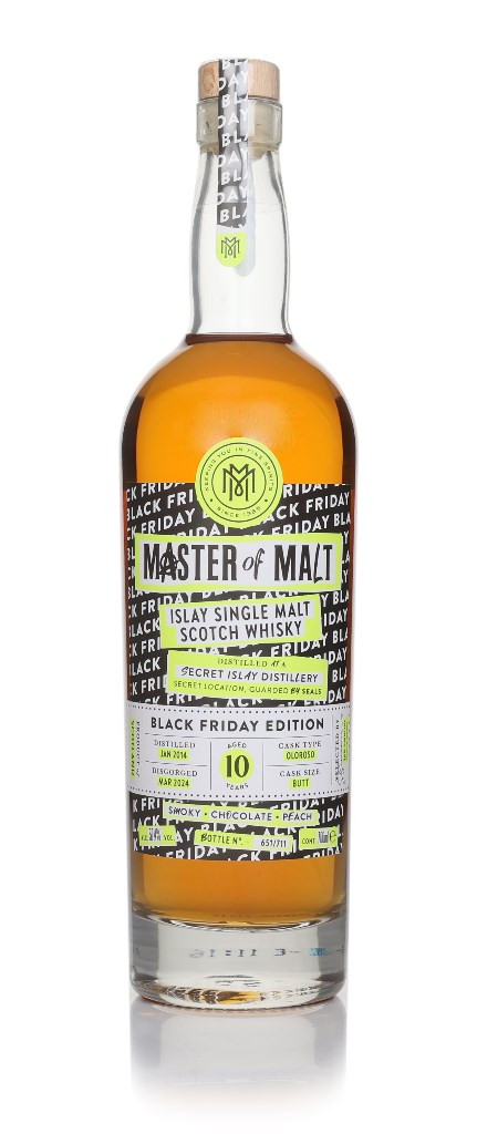Secret Islay 10 Year Old 2014 - Black Friday (Master of Malt) 70cl