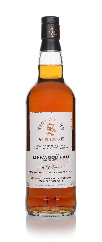 Linkwood 12 Year Old 2012 - 100 Proof Edition #68 (Signatory) 70cl