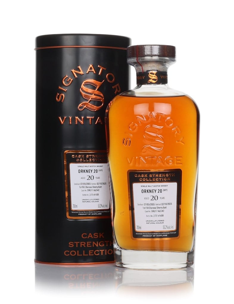 Price Drop Secret Orkney (HP) 20 Year Old 2005 (cask DRU17 A63 #2) - Cask Strength Collection (Signatory) 70cl 70 cl / 55.2% ABV