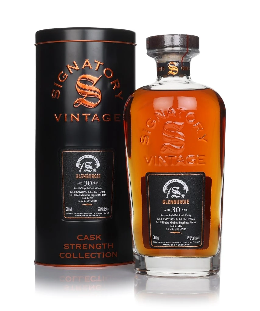 Price Drop Glenburgie 30 Year Old 1995 (cask 205) - Cask Strength Collection (Signatory) 70cl 70 cl / 49% ABV