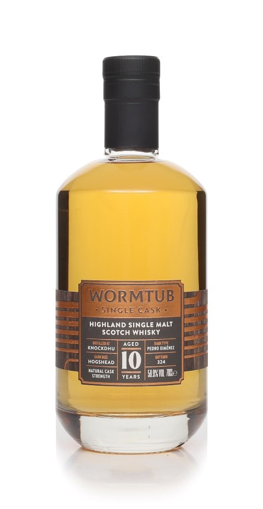 Knockdhu 10 Year Old - Wormtub Single Cask 70cl 70 cl / 58.9% ABV